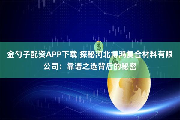 金勺子配资APP下载 探秘河北博鸿复合材料有限公司：靠谱之选背后的秘密